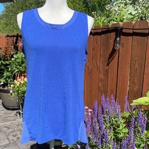 Adrienne Vittadini blue sleeveless top